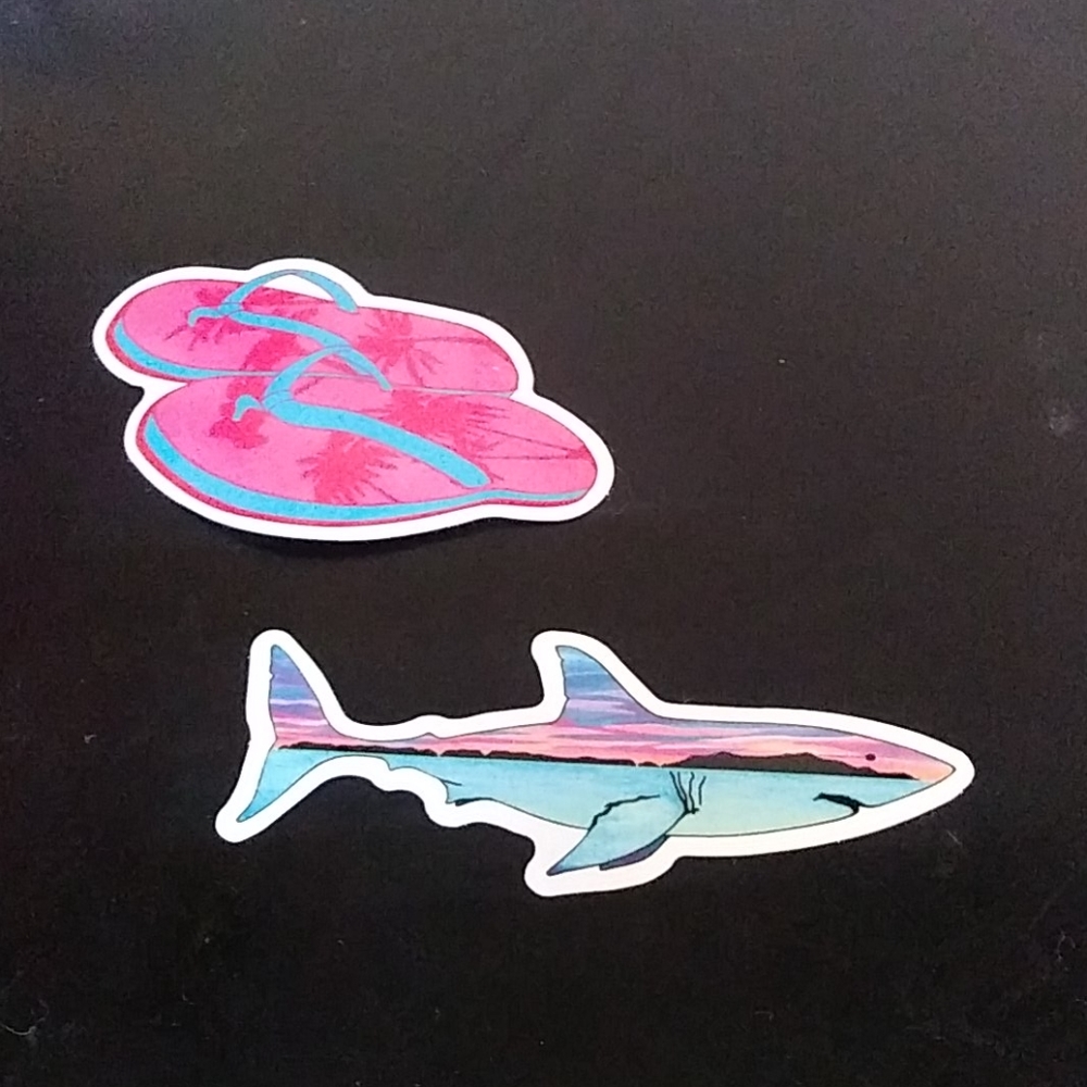 Two cute stickers